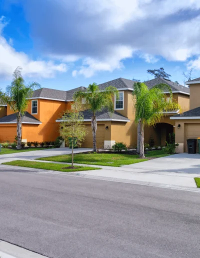 Home Owners Association Neighborhood with Small Front Lawn